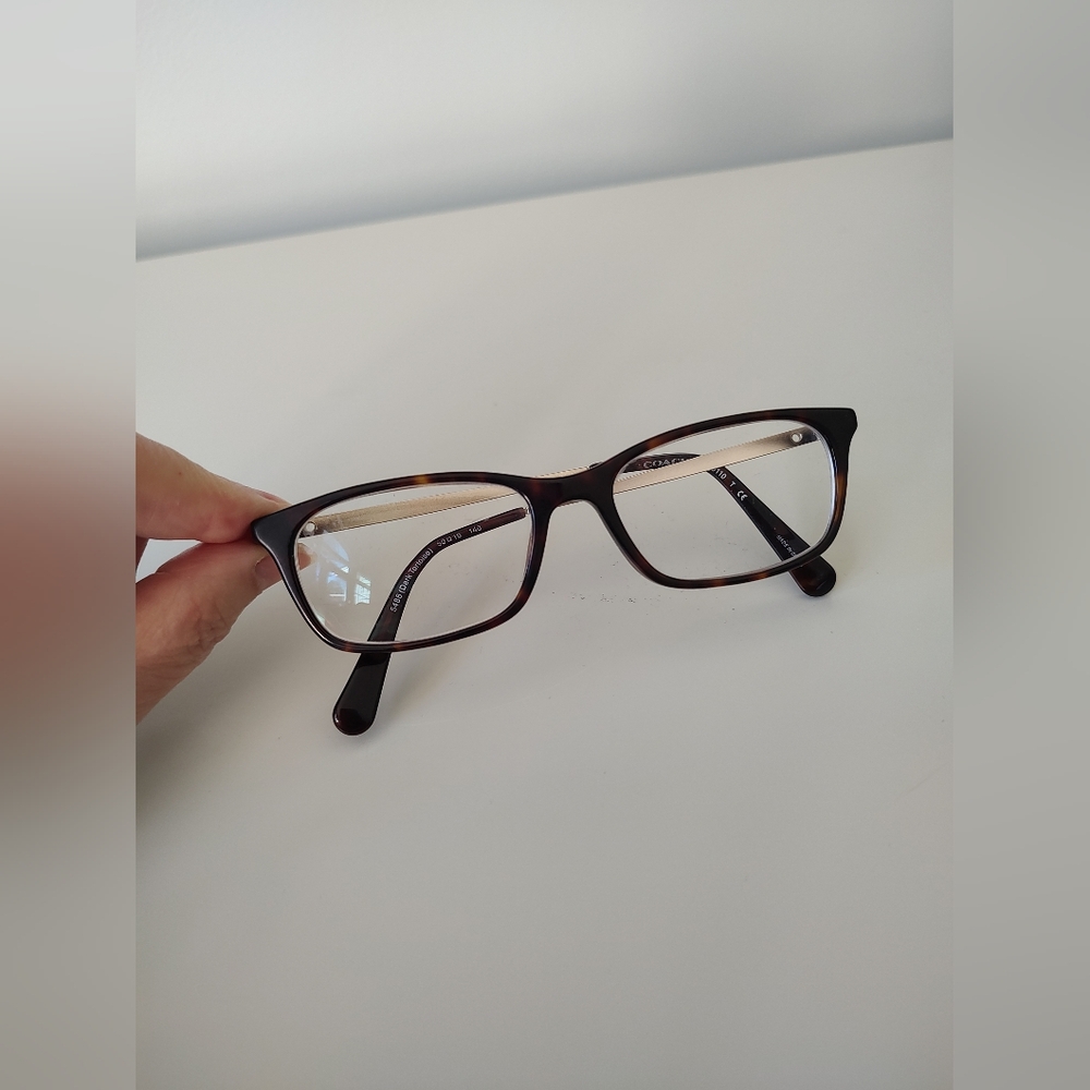 Coach Women's Vintage Dark Tortoise Frames RX Glasses 50 16 140 HC 6110